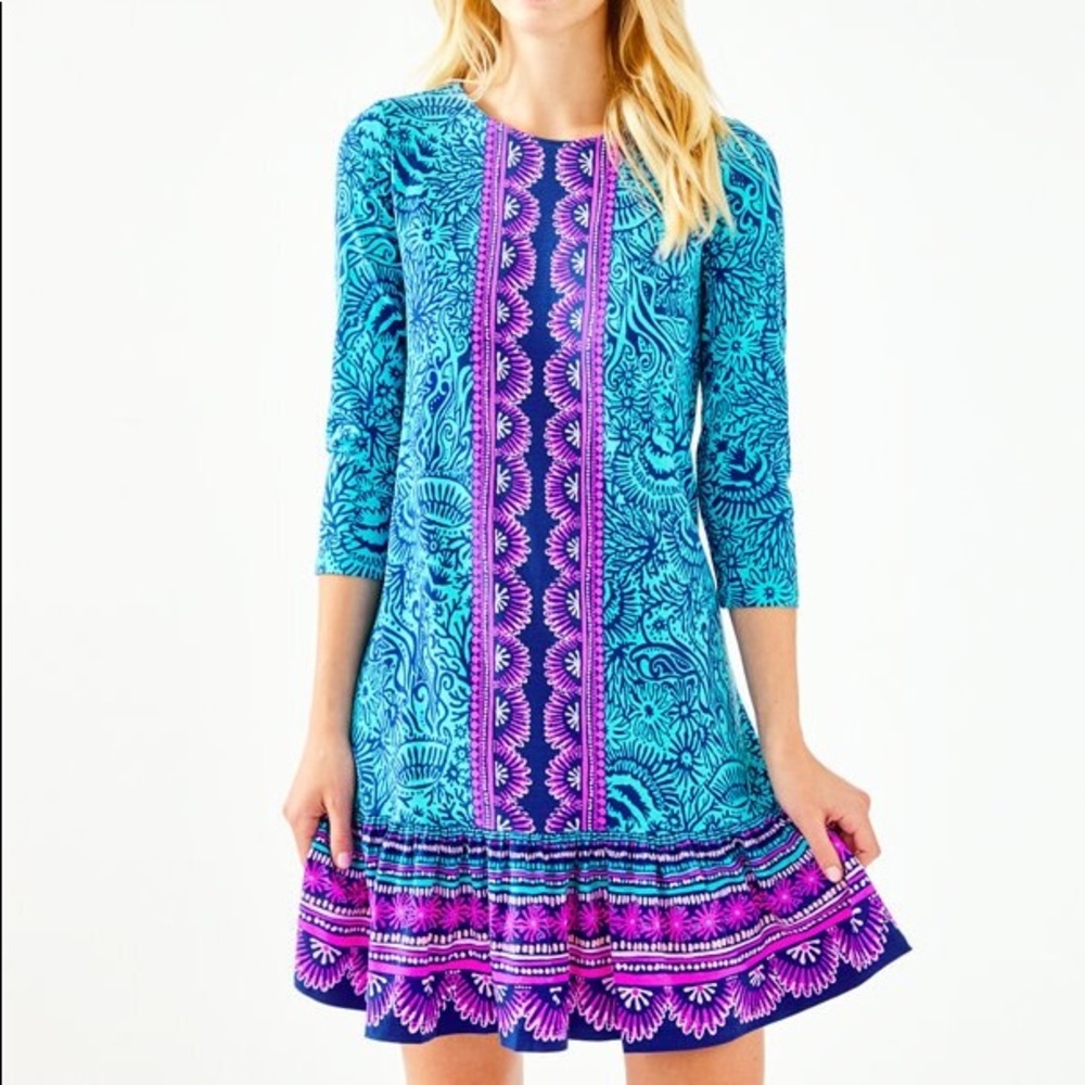 Lilly Pulitzer Ophelia dress Ocean motion size xs